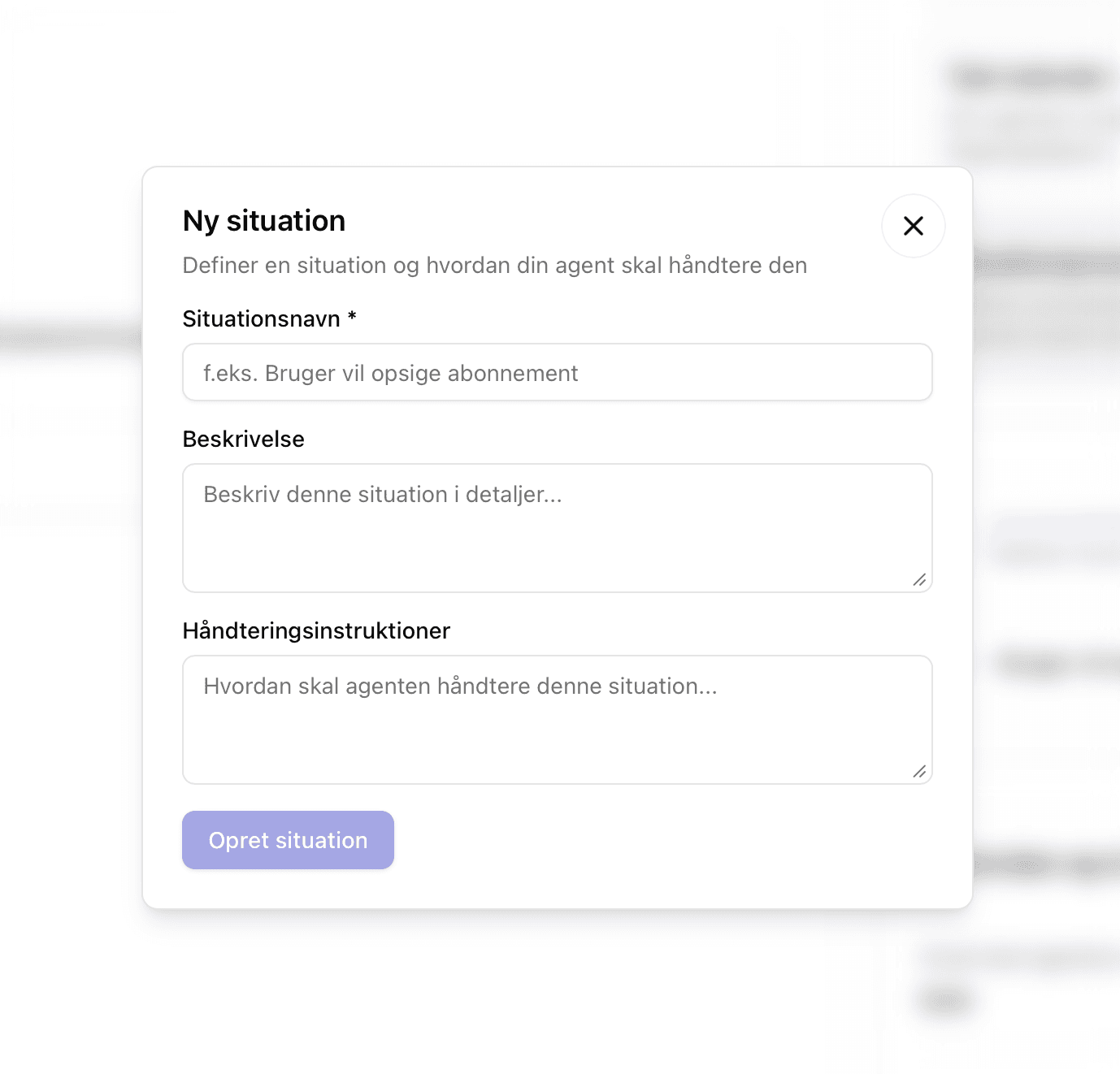 Konfiguration af viderestillingsregler i dashboardet